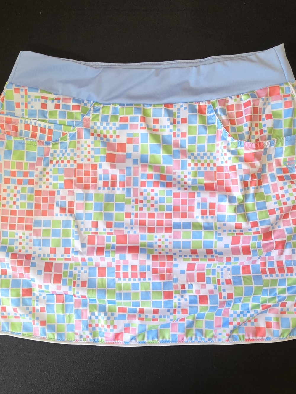 Multicolor Geometric Print Women's Skort